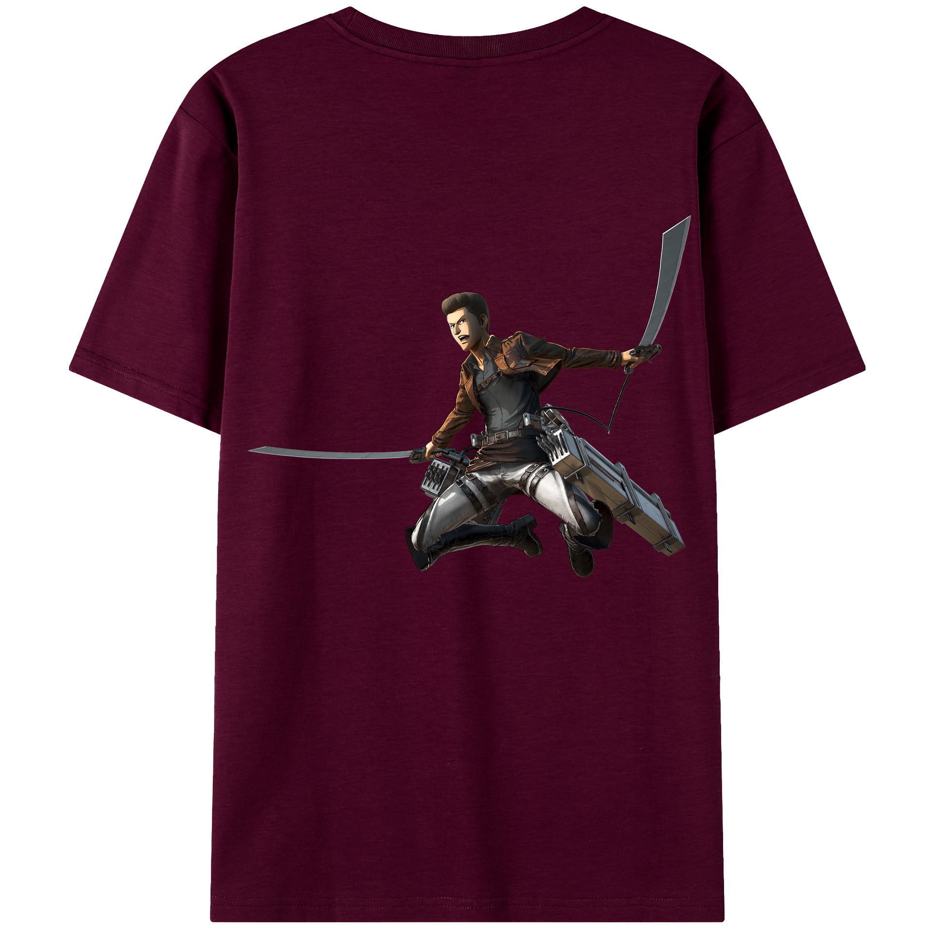 （画像用） 進撃の巨人 Attack on Titan レディース半袖Tシャツ(バックプリント)
